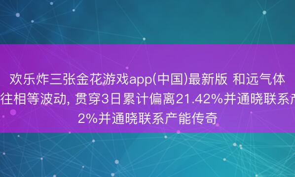 欢乐炸三张金花游戏app(中国)最新版 和远气体: 股票来往相等波动, 贯穿3日累计偏离21.42%并通晓联系产能传奇